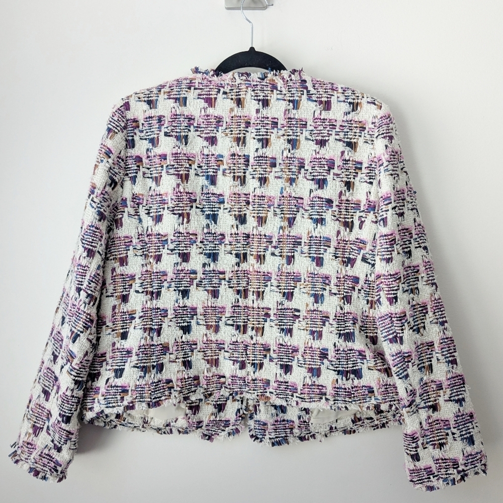 Talbots Collarless Tweed Blazer - Picture 6 of 8